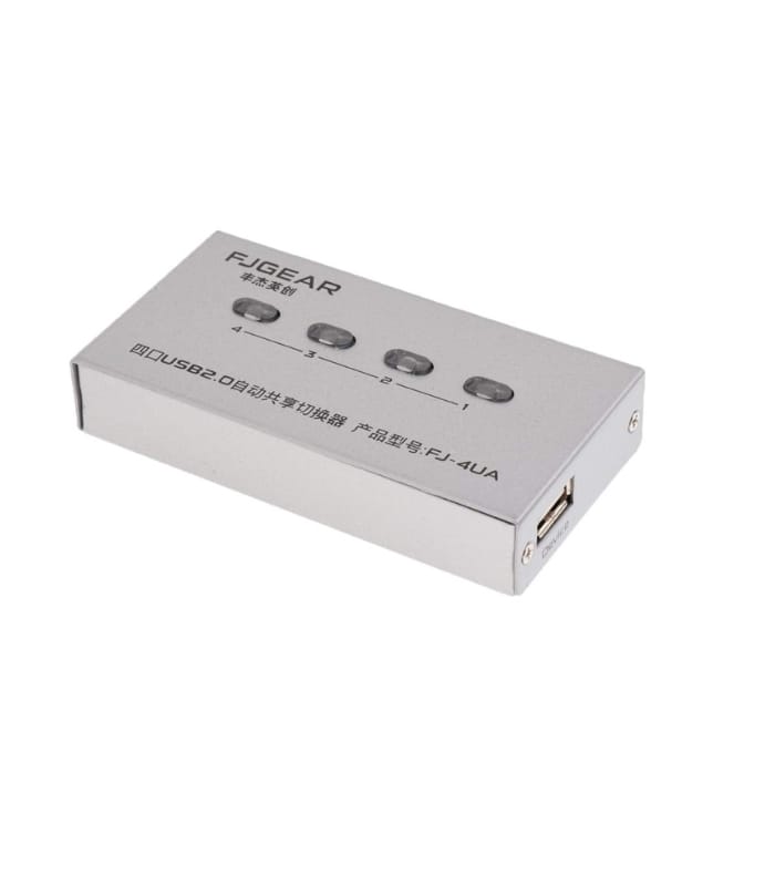 FJGEAR 4Ports Auto USB Printer Data Switch FJGEAR 4Ports Auto USB Printer Data Switch