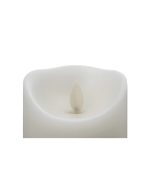 Fire Tek White Plastic Remote Control Candle