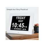 Gsituk 8 Inch 12 Alarm Digital Clock with Digital Frame Function, Digital