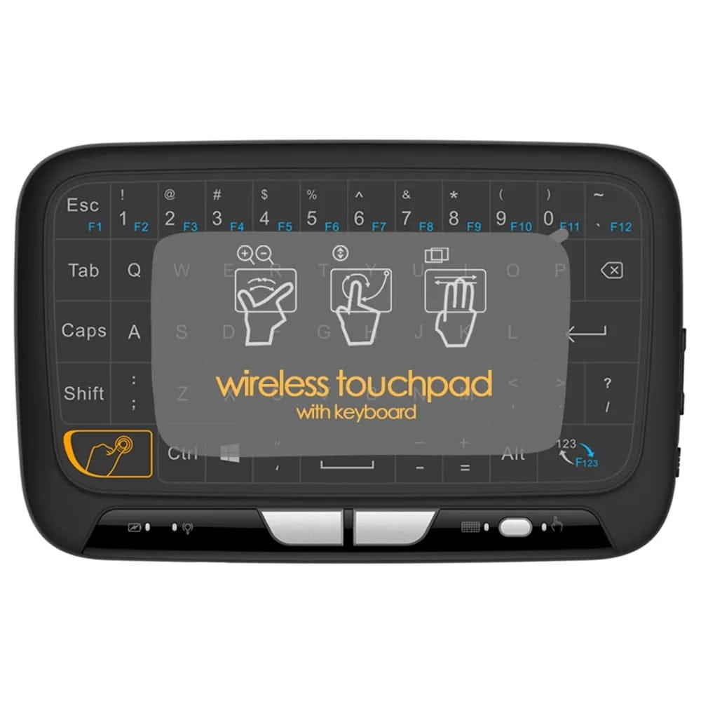 H18+ 2.4Ghz Wireless Keyboard Full Touchpad Backlight Keyboard