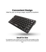 Keyboard Combo Wireless Mini Mikuso KB-C017