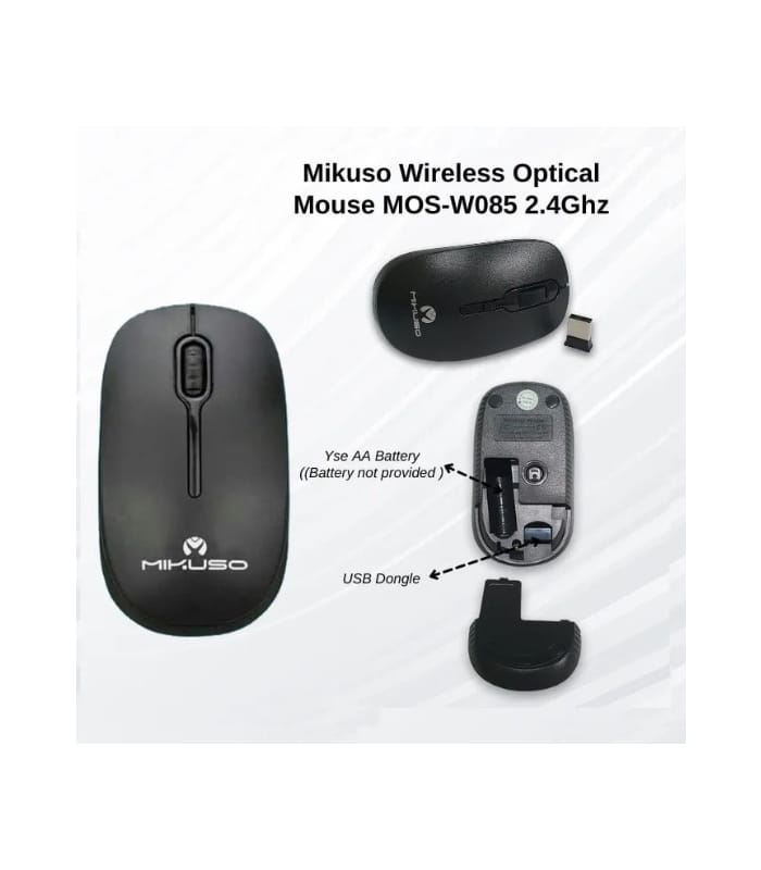 _MIKUSO MOS-W085 2.4Ghz Wireless Mouse (1) MIKUSO MOS-W085 2.4Ghz Wireless Mouse
