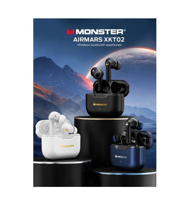 _MONSTER AIRMARS XKT02 True Wireless Bluetooth Earphones (2) MONSTER AIRMARS XKT02 True Wireless Bluetooth Earphones