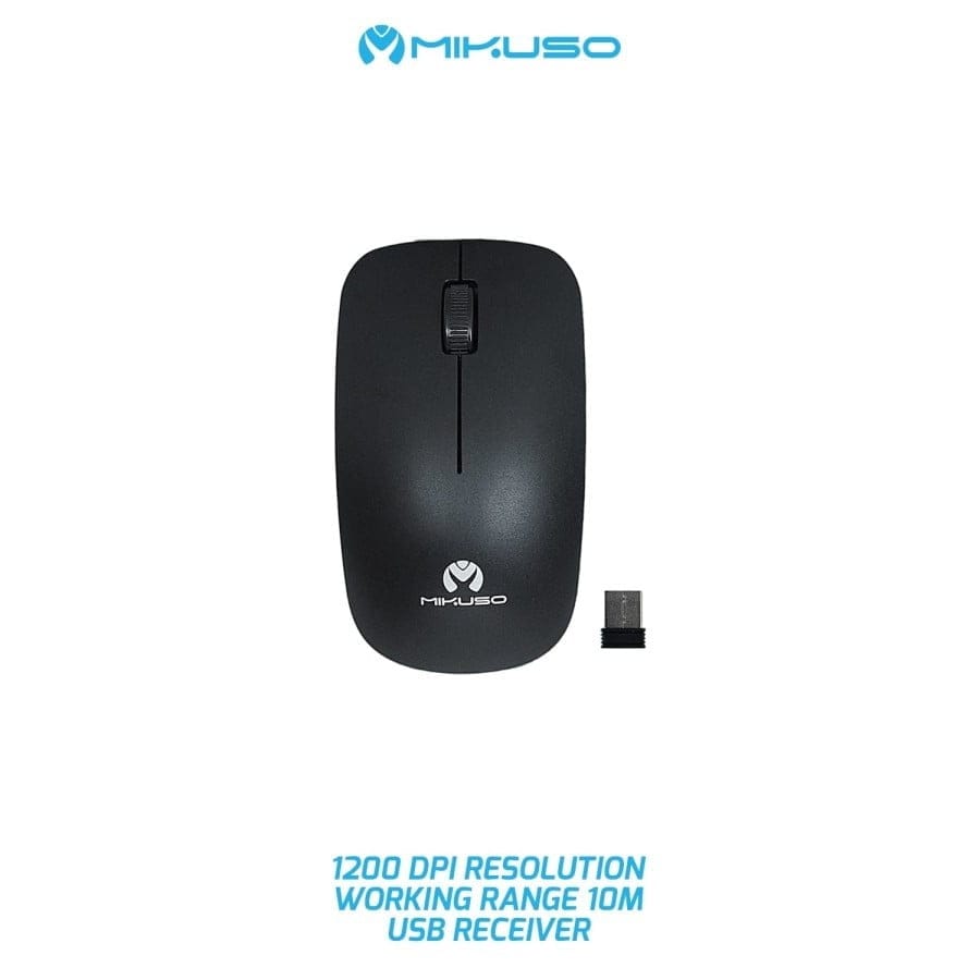 Mikuso KB-C019 Keyboard & Mouse Wireless Combo