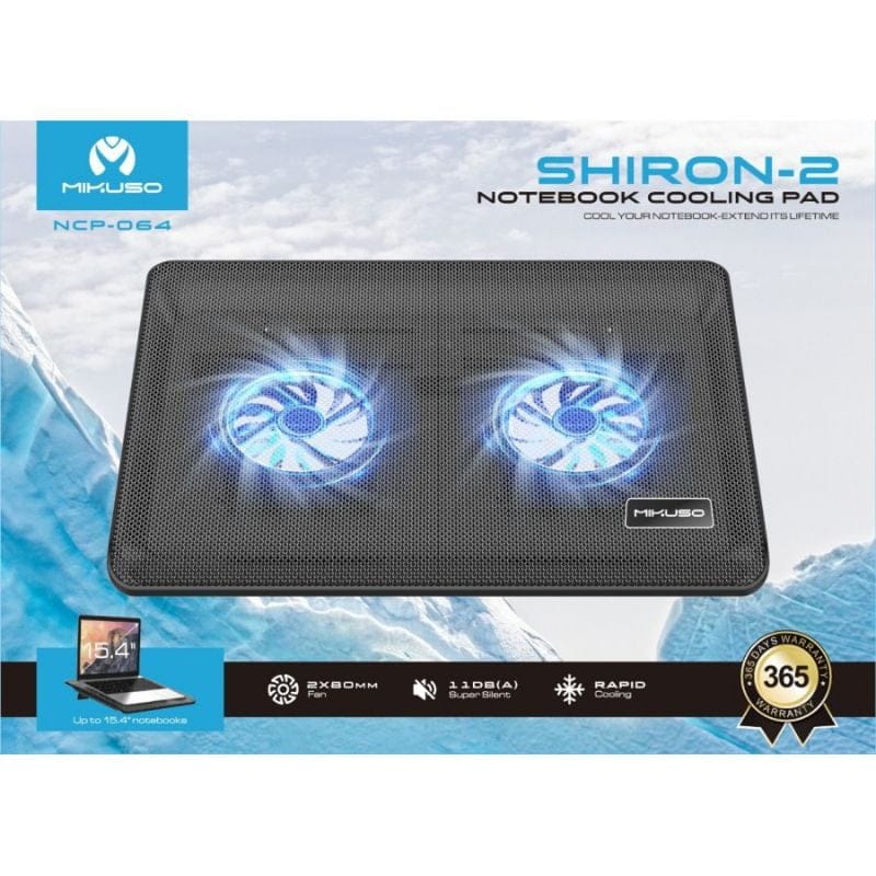 Mikuso NCP-212 Dual Fan cooling Pad