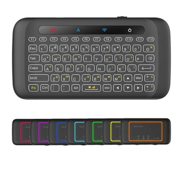 Mini Wireless Keyboard,H20 Mini Keyboard with Touchpad