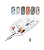 Mouse BT Wireless M233,Transparent Magnetic Mouse 2.4G Rechargeable for PC Rechargeable
