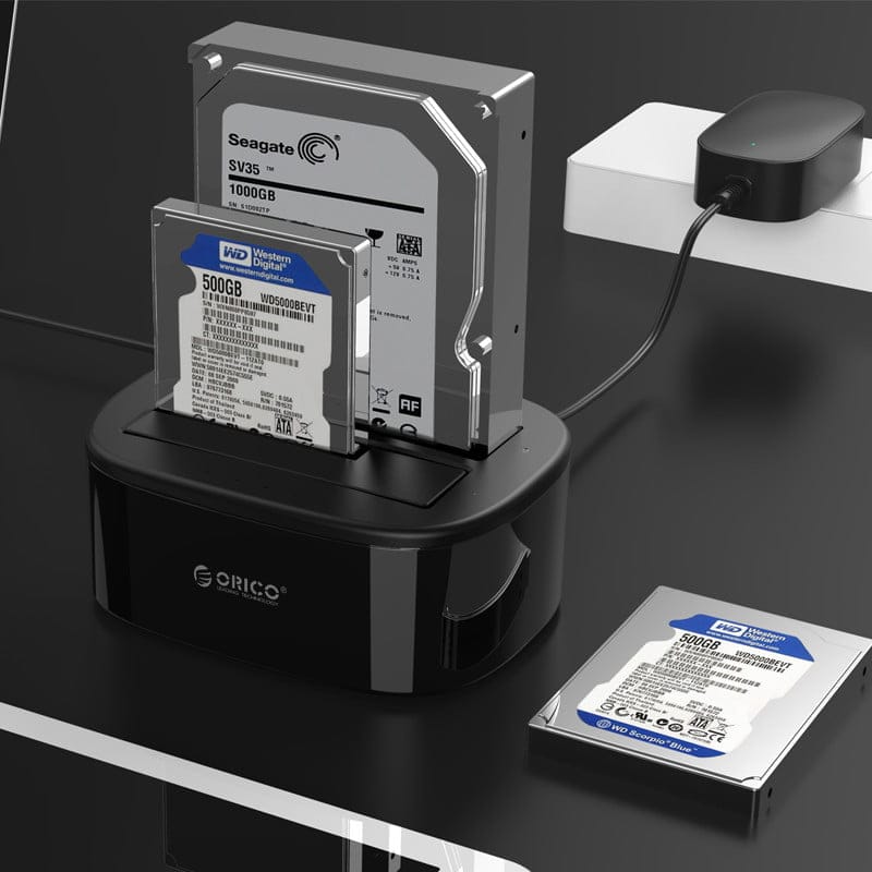 Orico (6228US3-C) Dual-Bay HDD and SSD Hard Drive Dock