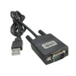 _USB To Serial Port RS232 Converter Cable – Black USB To Serial Port RS232 Converter Cable – Black