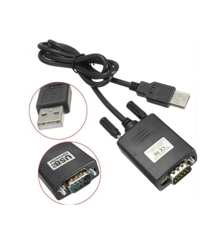 _USB To Serial Port RS232 Converter Cable – Black (1) USB To Serial Port RS232 Converter Cable – Black