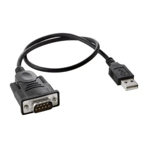USB To Serial Port RS232 Converter Cable – Black