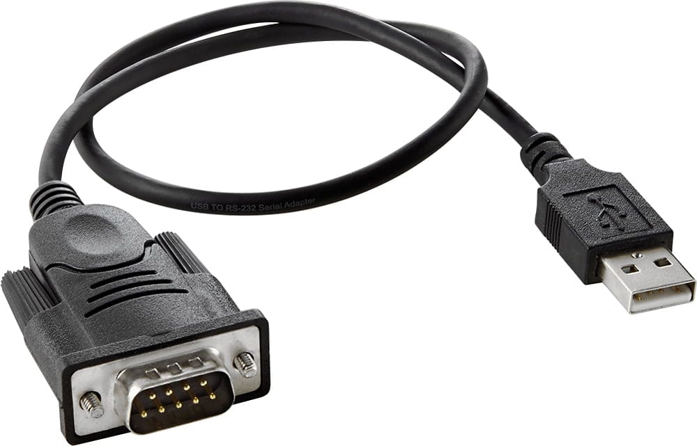 USB To Serial Port RS232 Converter Cable – Black