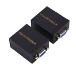 VGA Extender to 196 ft (60M) Small RJ45 Extender Transmitter Receiver CAT to 5 6 Ethernet Cable