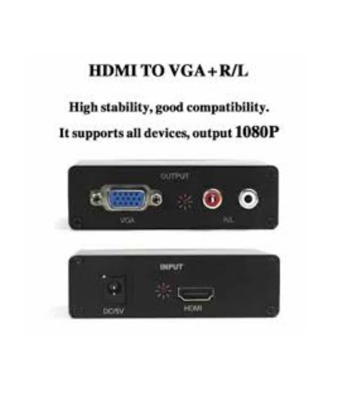 VGA To HDMI Box (Brown Box) VGA To HDMI Box (Brown Box)