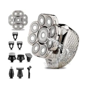 Yebicola 4D Head Shavers for Bald Men, Upgraded 9 Floating Heads