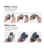 Yebicola 4D Head Shavers for Bald Men, Upgraded 9 Floating Heads