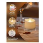 24-Pack Flameless LED Tea Lights Candles Battery Operated