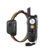 800M Dog Training Collar with Voice Commands Beep Vibration Shock Rech