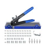 AUTOUTLET Professional Rivet Gun Pop Rivet Gun Kit with 86PCS M3/M4/M5/M6/M8