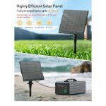 Brightown 58FT Solar String Lights Outdoor with Remote Cable Ties and Hooks Without remote