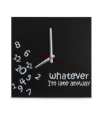Decodyne Whatever I'm Late Wall Clock