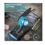 Deihong Mini Chainsaw 6-Inch with Battery, Cordless Power Chain Saws with Security Lock