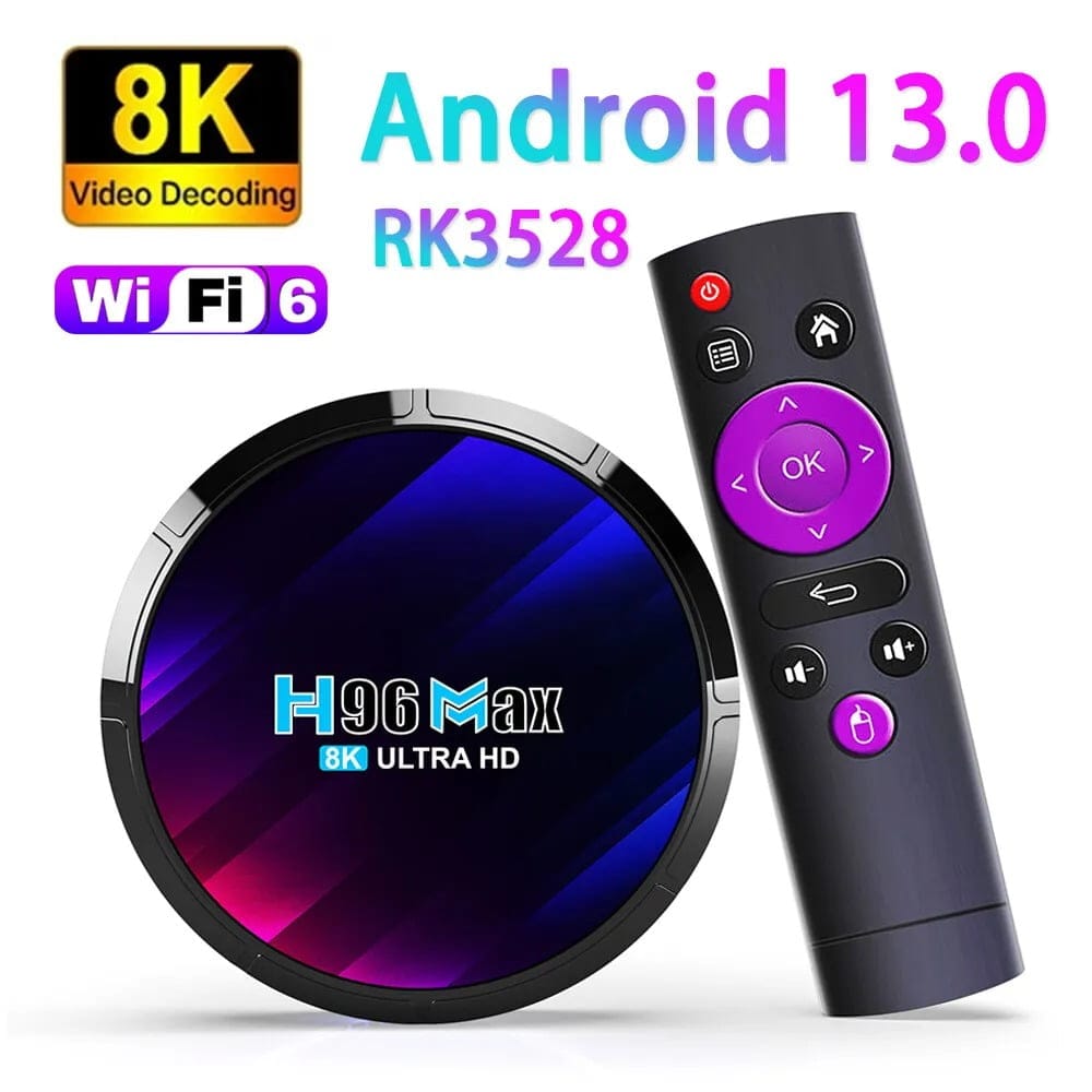 H96 MAX Android 13 TV BOX 4GB 64GB