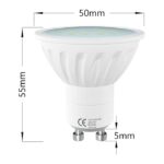 LAMPAOUS 5W LED GU10 Bulb Warm White Gu10 LED Lights,450lm Super Bright GU10 LED 50W