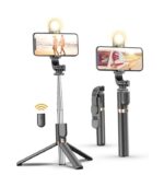 PLOKAMA SELFIE STICK LIVE K8 LED 130CM