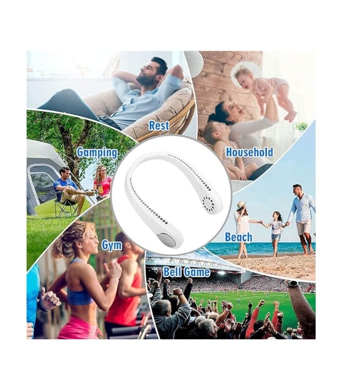 _Portable leafless hanging neck fan, rechargeable USB neck fan (1) Portable leafless hanging neck fan, rechargeable USB neck fan