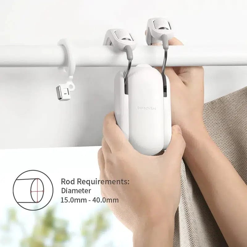 SwitchBot Curtain Smart Electric Motor – Wireless App Automate Timer