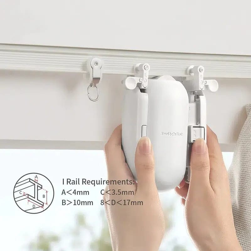 SwitchBot Curtain Smart Electric Motor – Wireless App Automate Timer