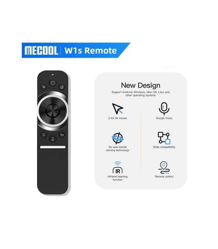 _W1S 2.4G Air Mouse Remote Control Built-in 6-Axis Gyroscope Sensor for Android Tv Box (2) W1S 2.4G Air Mouse Remote Control Built-in 6-Axis Gyroscope Sensor for Android Tv Box