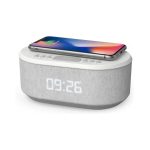 i-box Dawn, Alarm Clock for Bedrooms, FM Radio Alarm Clock with Wireless Charging