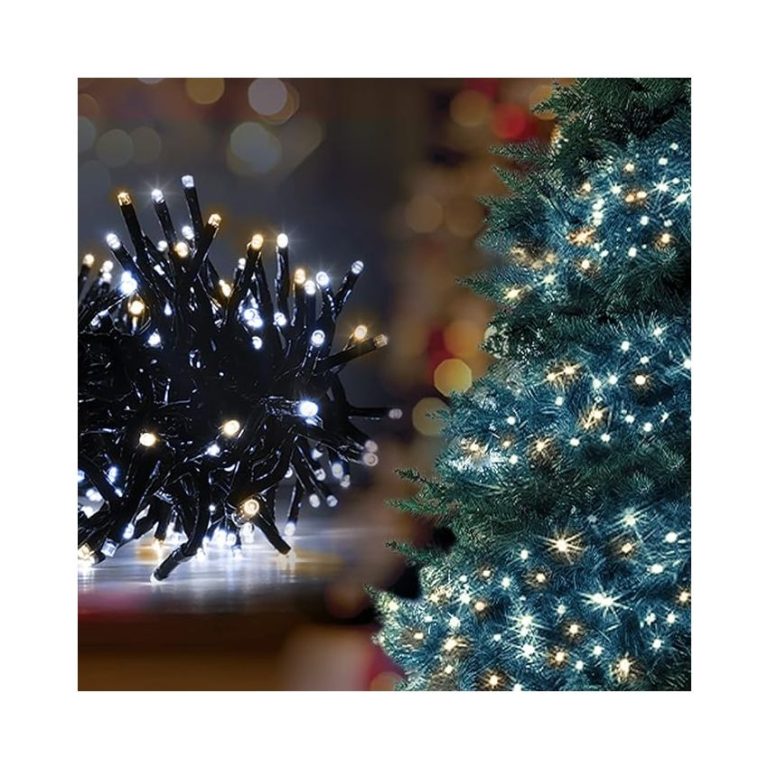 Ansio Fairy Lights Outdoor Indoor 6 m 480 LED Cluster Fairy Lights Christmas Tree Lights Power-0