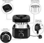 DUAIU Waxing Kit Hair Removal Wax Pot Heat-Resistant ABS Material Wax Warmer for Men-1469