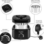 DUAIU Waxing Kit Hair Removal Wax Pot Heat-Resistant ABS Material Wax Warmer for Men-1469