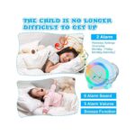 Ayybboo Alarm Clock for Kids Digital Sunrise Simulator Alarm Clock Bedside Mains Powered for Girls Boys