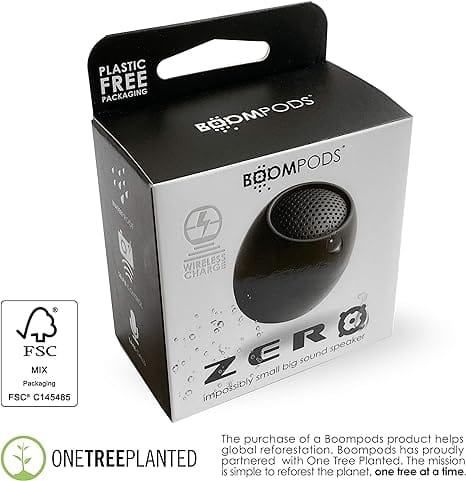 BoomPods Zero Bluetooth Speaker - Powerful Waterproof Mini Speaker