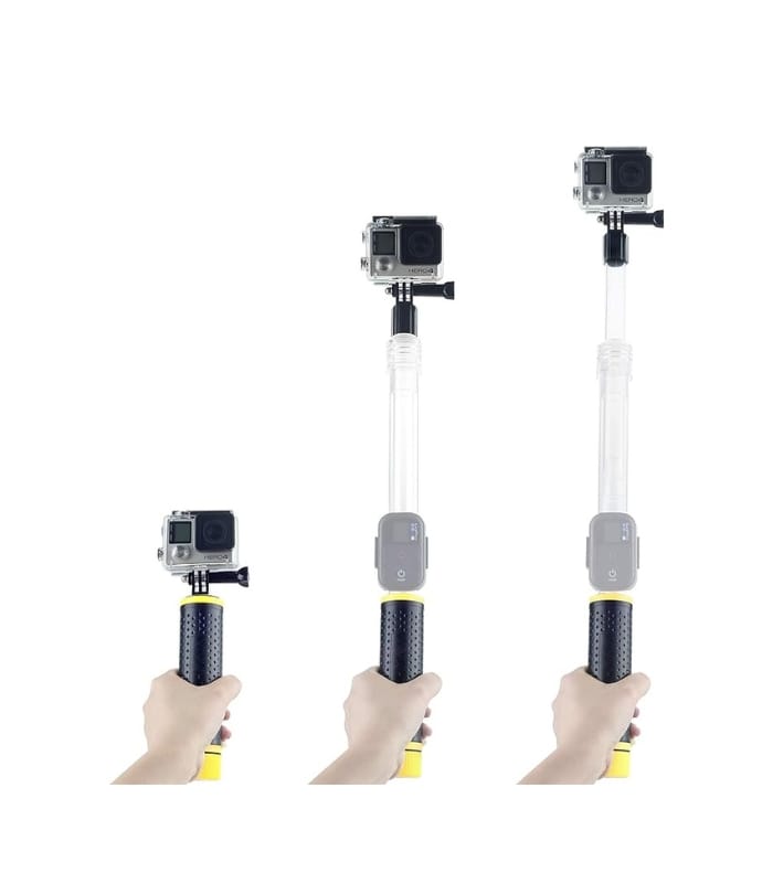 CamKix Waterproof Telescopic Pole Floating Hand Grip – Compatible with Gopro Hero 7, 6, 5 (2) CamKix Waterproof Telescopic Pole Floating Hand Grip - Compatible with Gopro Hero 7, 6, 5