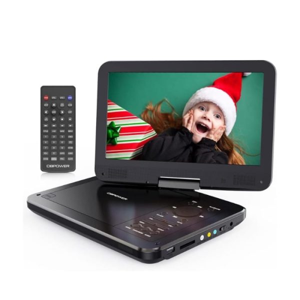 DBPOWER 12″ Portable DVD Player with 5-Hour Rechargeable Battery