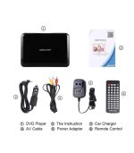 DBPOWER 12″ Portable DVD Player with 5-Hour Rechargeable Battery