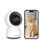 DEKCO DC2L 2K Security Camera Indoor, Baby Monitor Pet Camera 360-Degree for Home Security