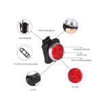Defurhome Bike Light Set, Super Bright USB Rechargeable Bicycle Lights