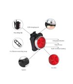 Defurhome Bike Light Set, Super Bright USB Rechargeable Bicycle Lights
