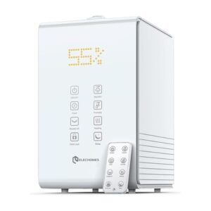 Elechomes Humidifier for Large Room Bedroom Plants, SH8820 Warm and Cool Mist Humidifiers, 5.5L