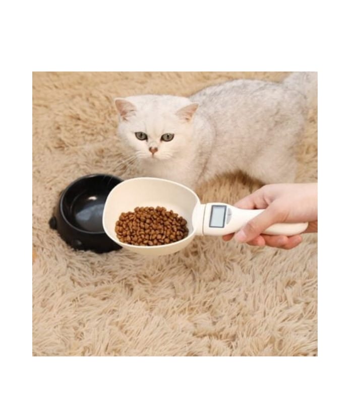 Electronic Measure Spoon for Pet Food / Weighing Cup / Digital Scale Scoop with LCD Display