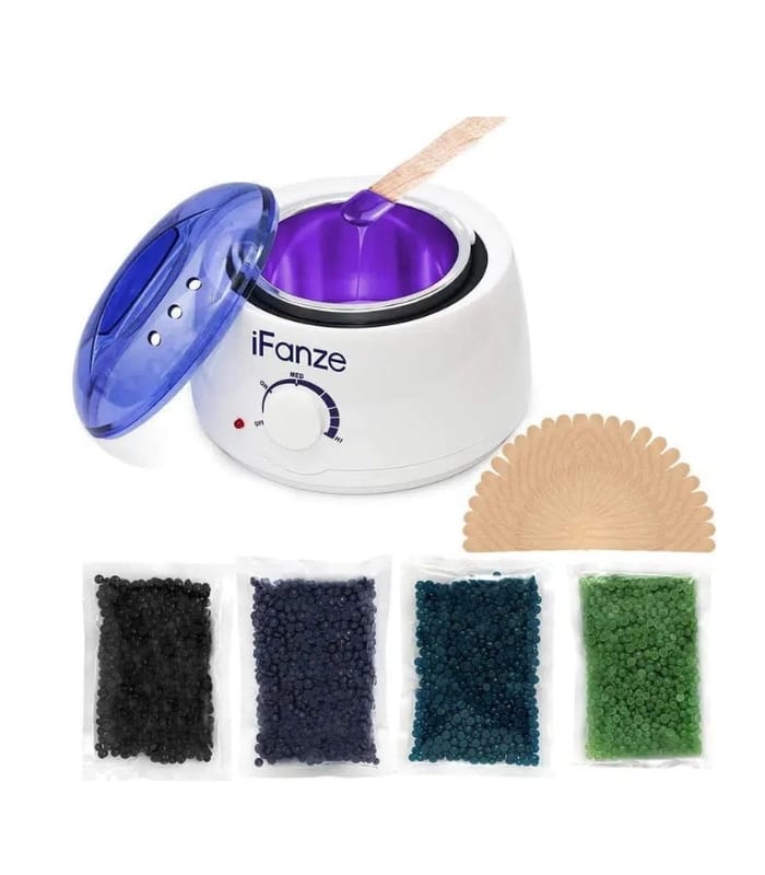 iFanze Warmer Hair Removal Wax Kit for All Body Applications with Wax