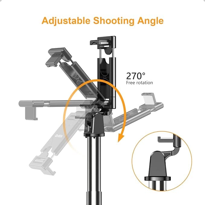Gritin Selfie Stick, 4 in 1 Bluetooth Selfie Stick Tripod