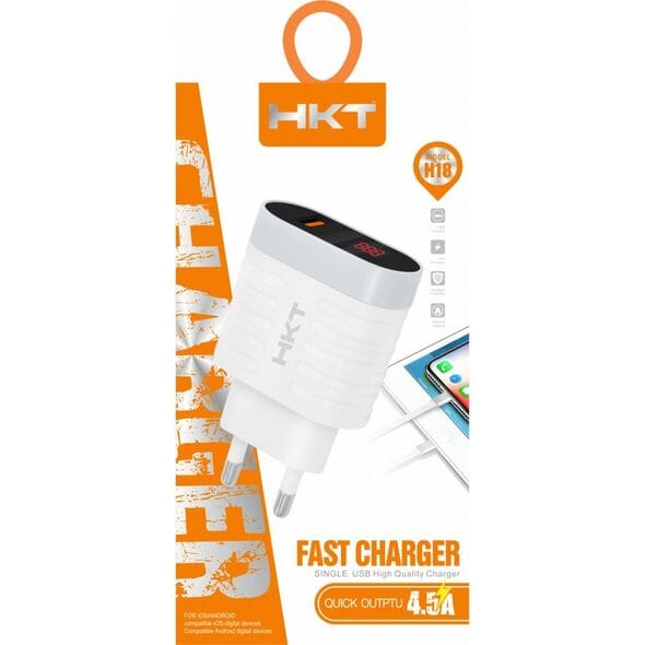 HKT Digital Display 18W 4.5A Fast Charger